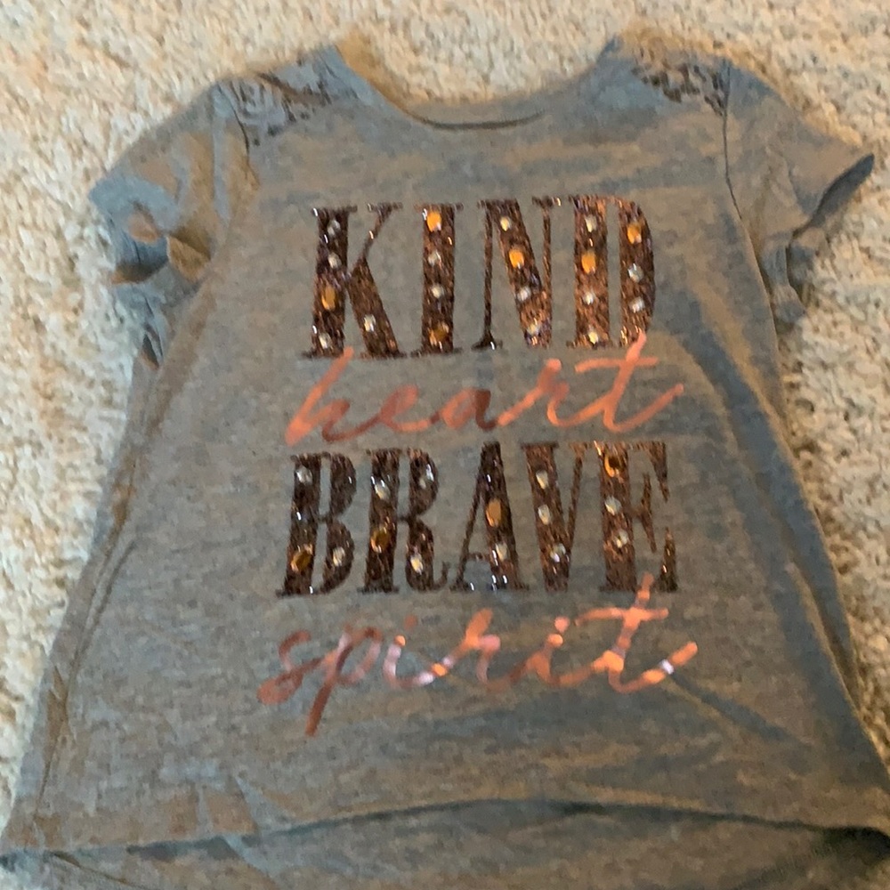 Girls Justice sparkly T-shirt